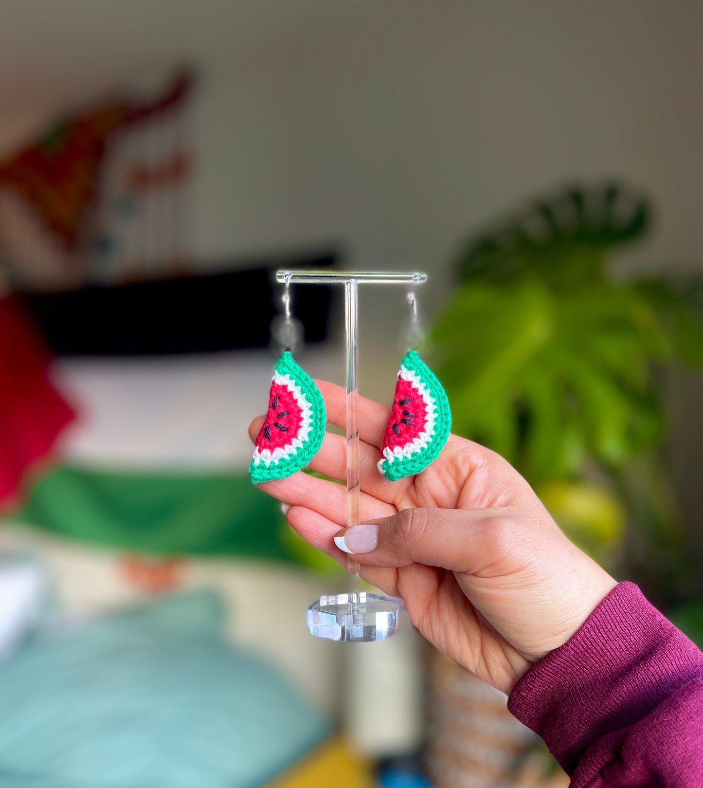 Palestine Fundraiser Watermelon Earrings